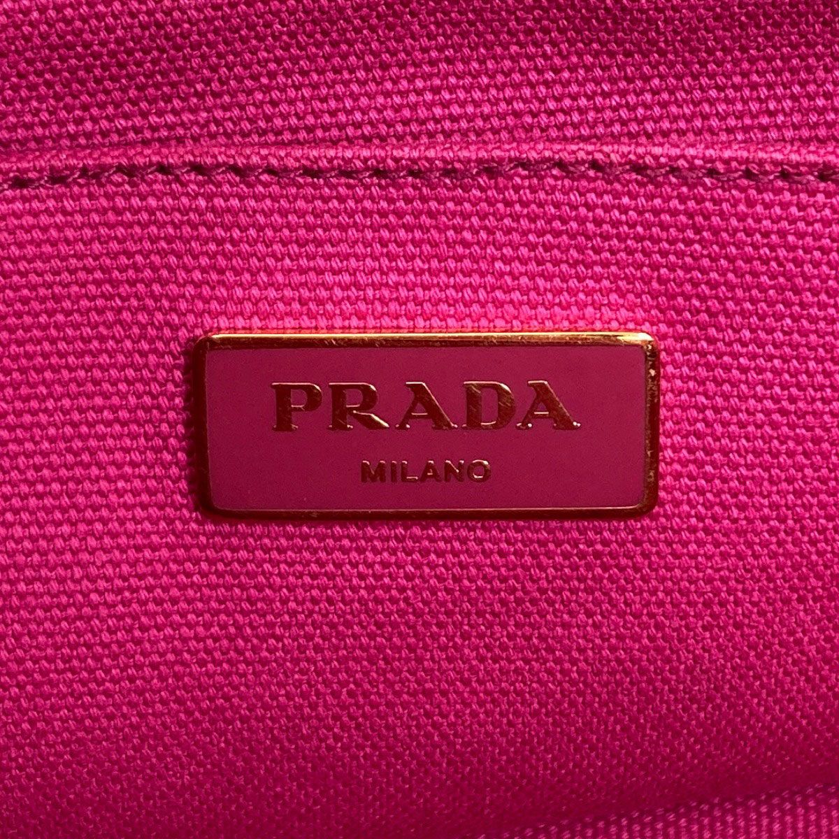 Prada Canapa Handbag Canvas — view 6