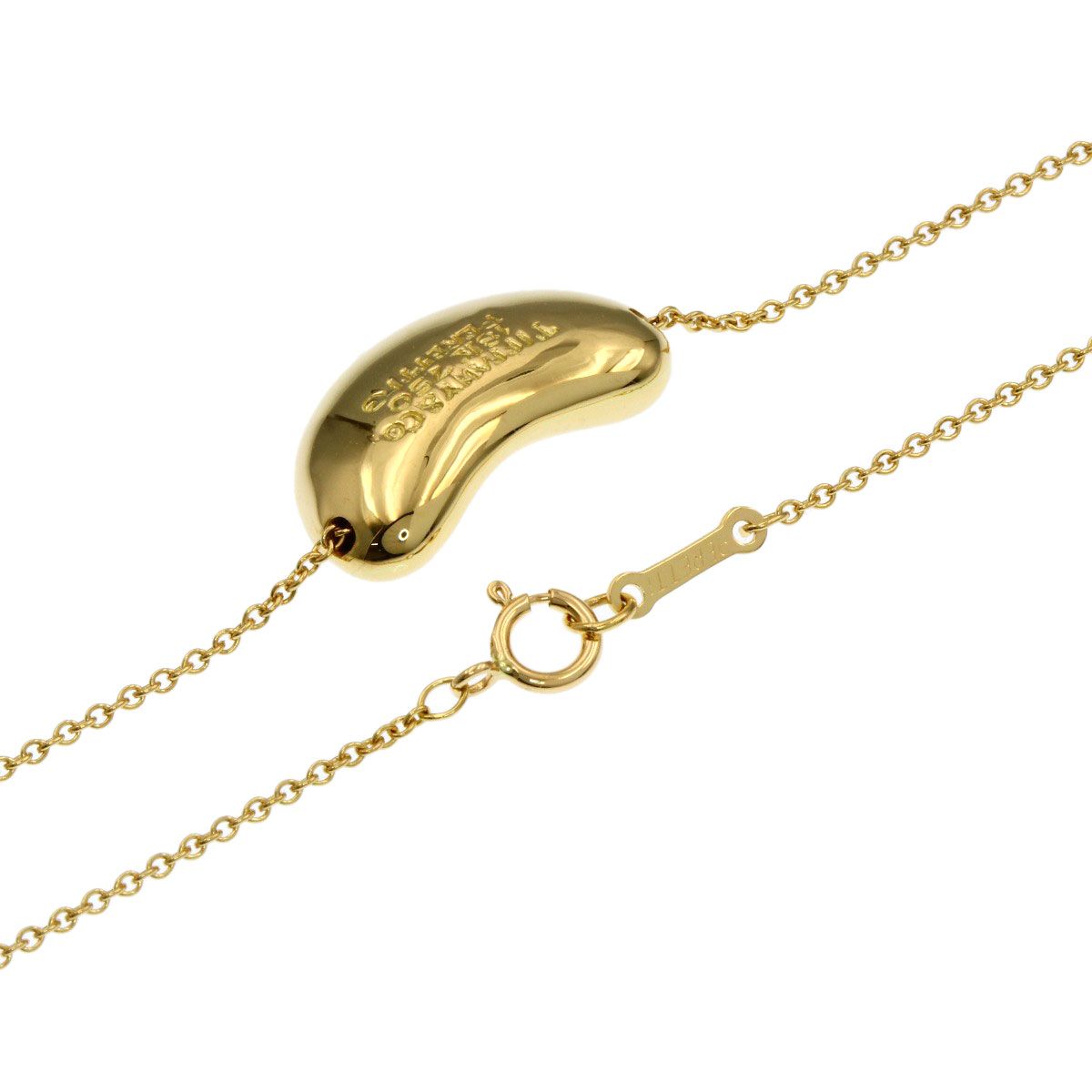 Tiffany & Co Bean Necklace 18k Yellow Gold — view 2