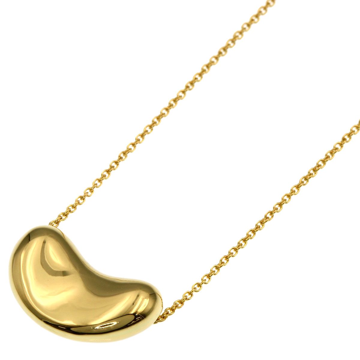 Tiffany & Co Bean Necklace 18k Yellow Gold