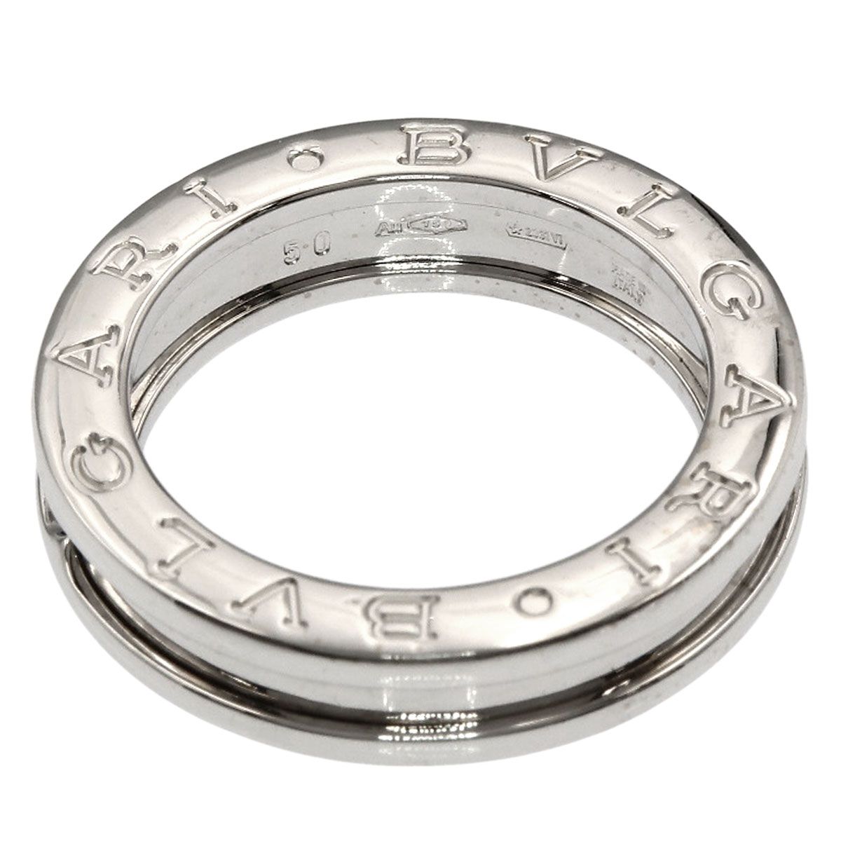 Bvlgari B-zero One Band 50 Ring 18k White Gold — view 4