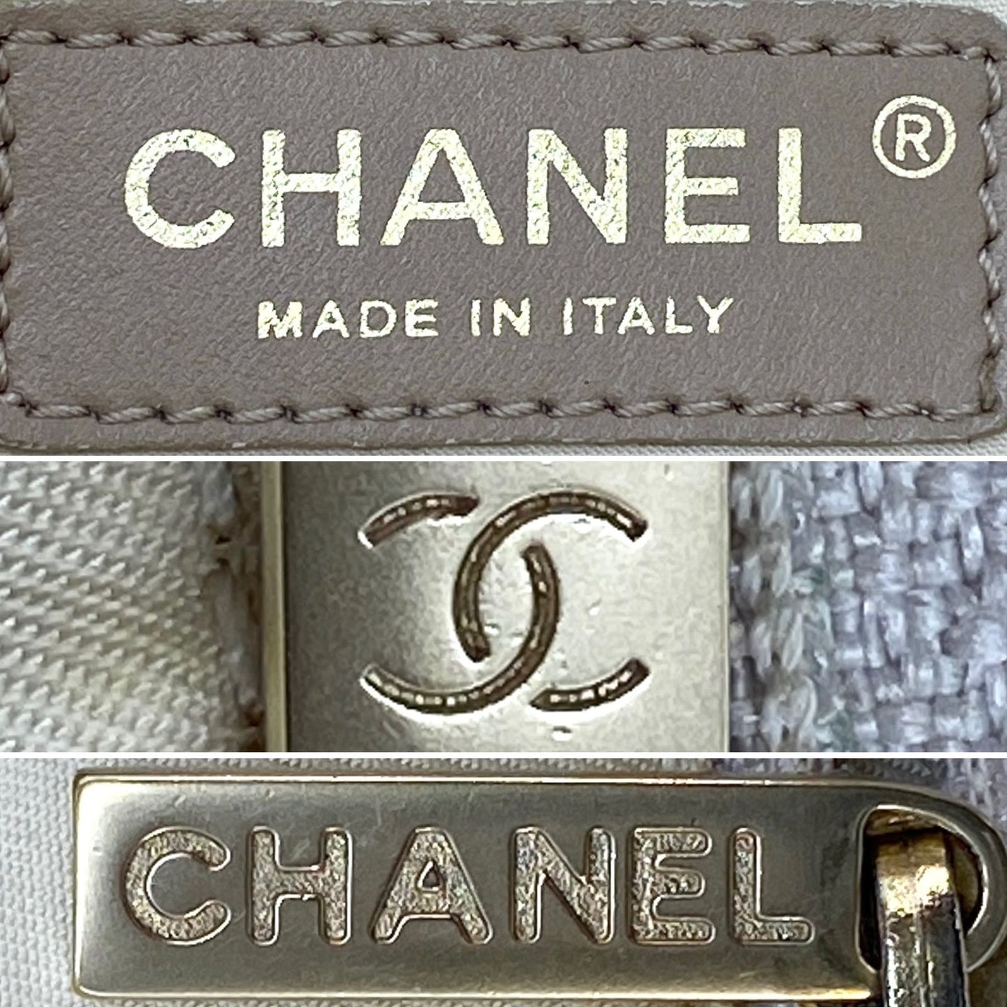Chanel Tote New Travel Beige CC Logo Business — view 8