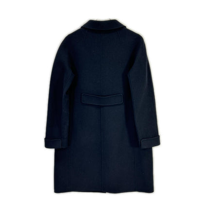 Max Mara S Maxmara Cucito a Navy Wool 100 Che Star Coat — view 2