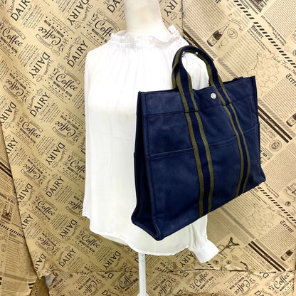 Hermes Handbag Her Line Navy A3 Business — view 3