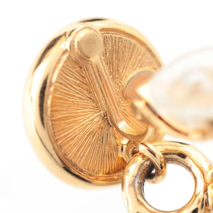 Chanel Metal Costume Pearl CC Logo Earrings Multicolor — view 9