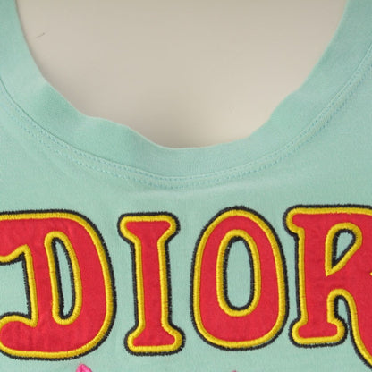 Dior Galliano Era Not War Logo Tank Top Light Green 42 — view 8