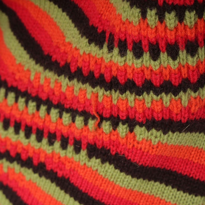 Prada Cashmere Multi Border Long Sleeve Sweater Knit Top Multicolor 40 — view 9