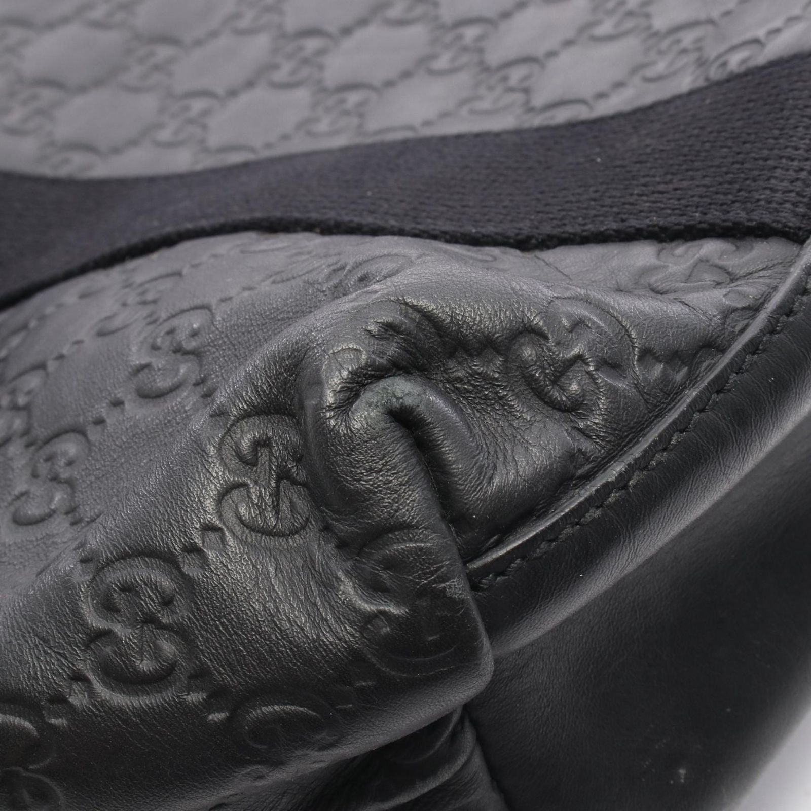 Gucci Tote Guccissima Sherry Line Black Leather — view 7