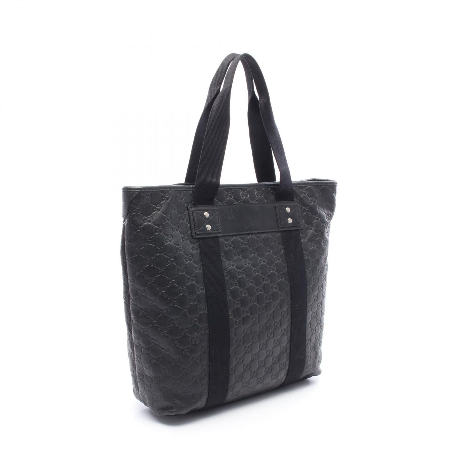 Gucci Tote Guccissima Sherry Line Black Leather — view 2