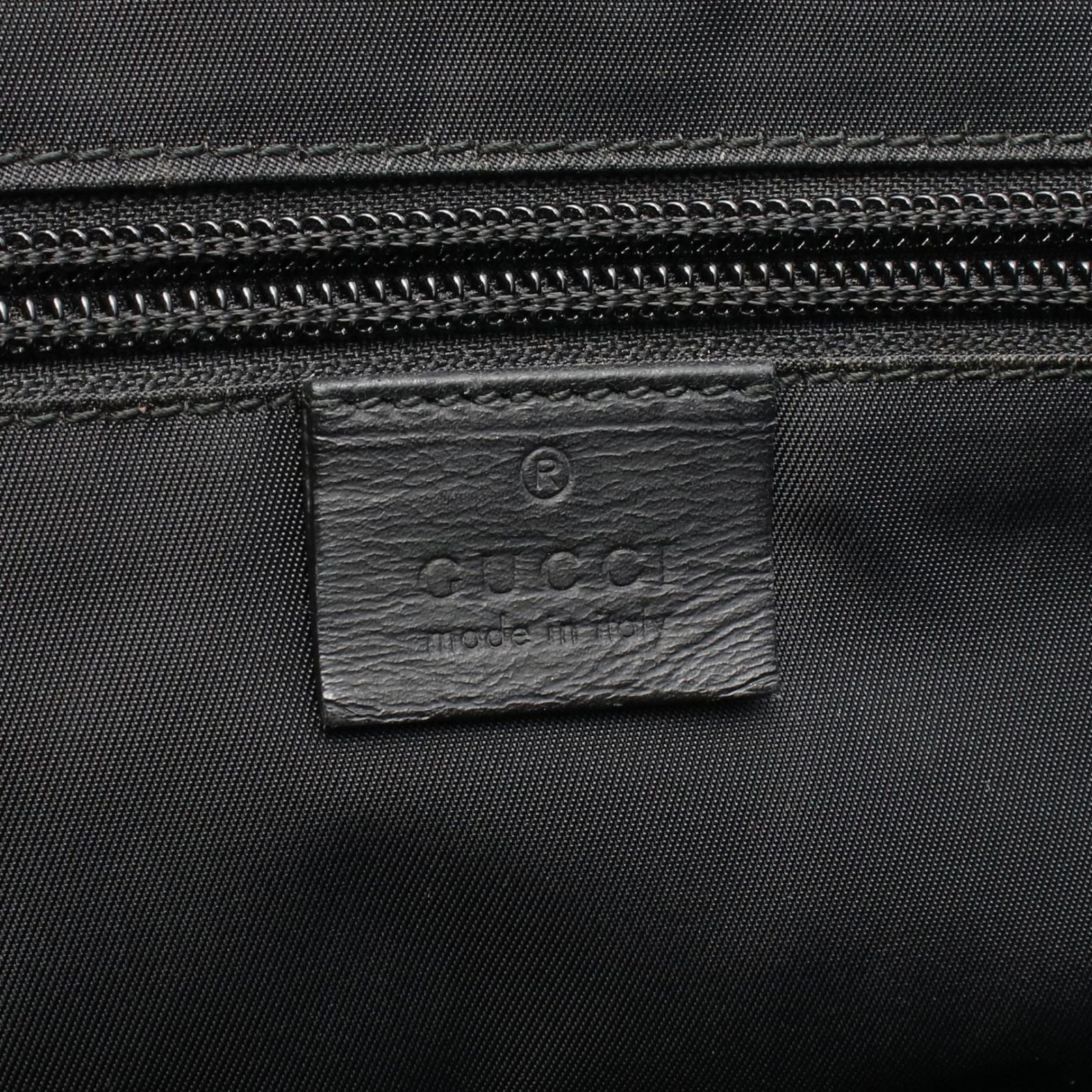 Gucci Tote Guccissima Sherry Line Black Leather — view 4