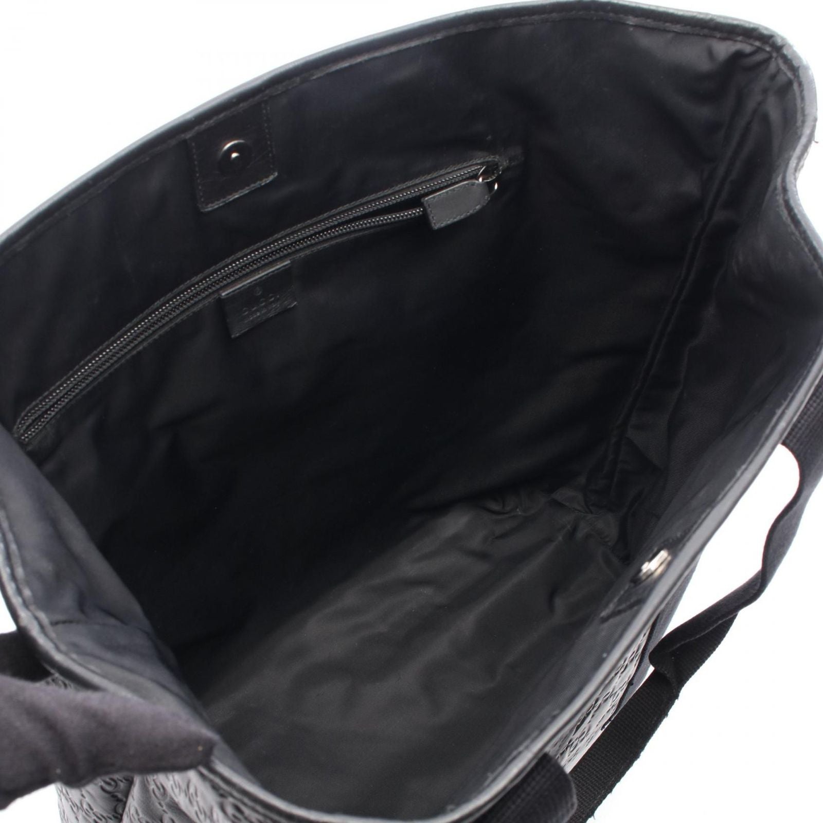 Gucci Tote Guccissima Sherry Line Black Leather — view 3