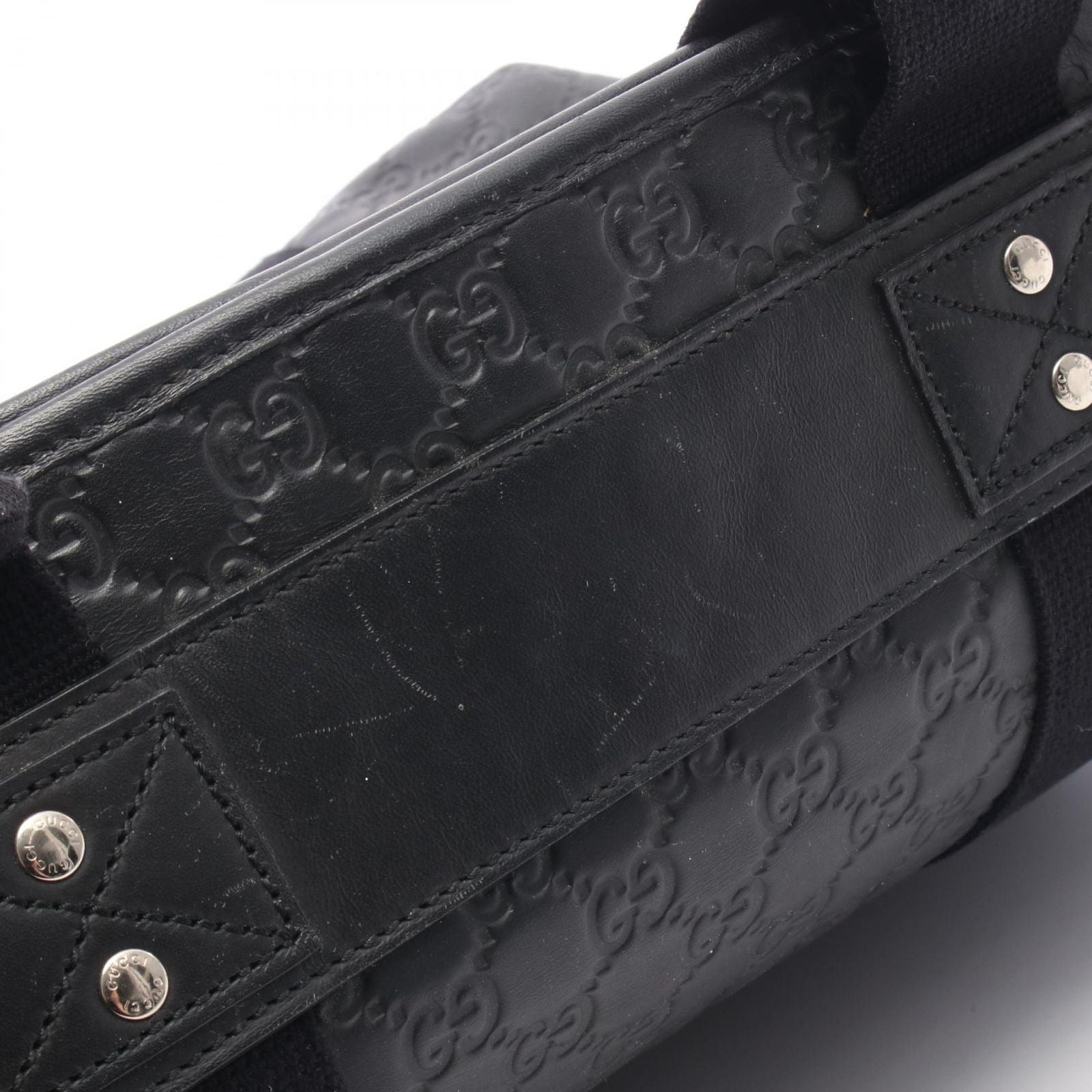 Gucci Tote Guccissima Sherry Line Black Leather — view 9