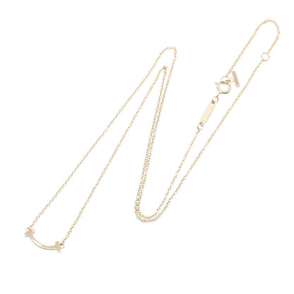 Tiffany & Co Necklace T Smile Mini 40.5 45 cm 18k Pink Gold — view 2