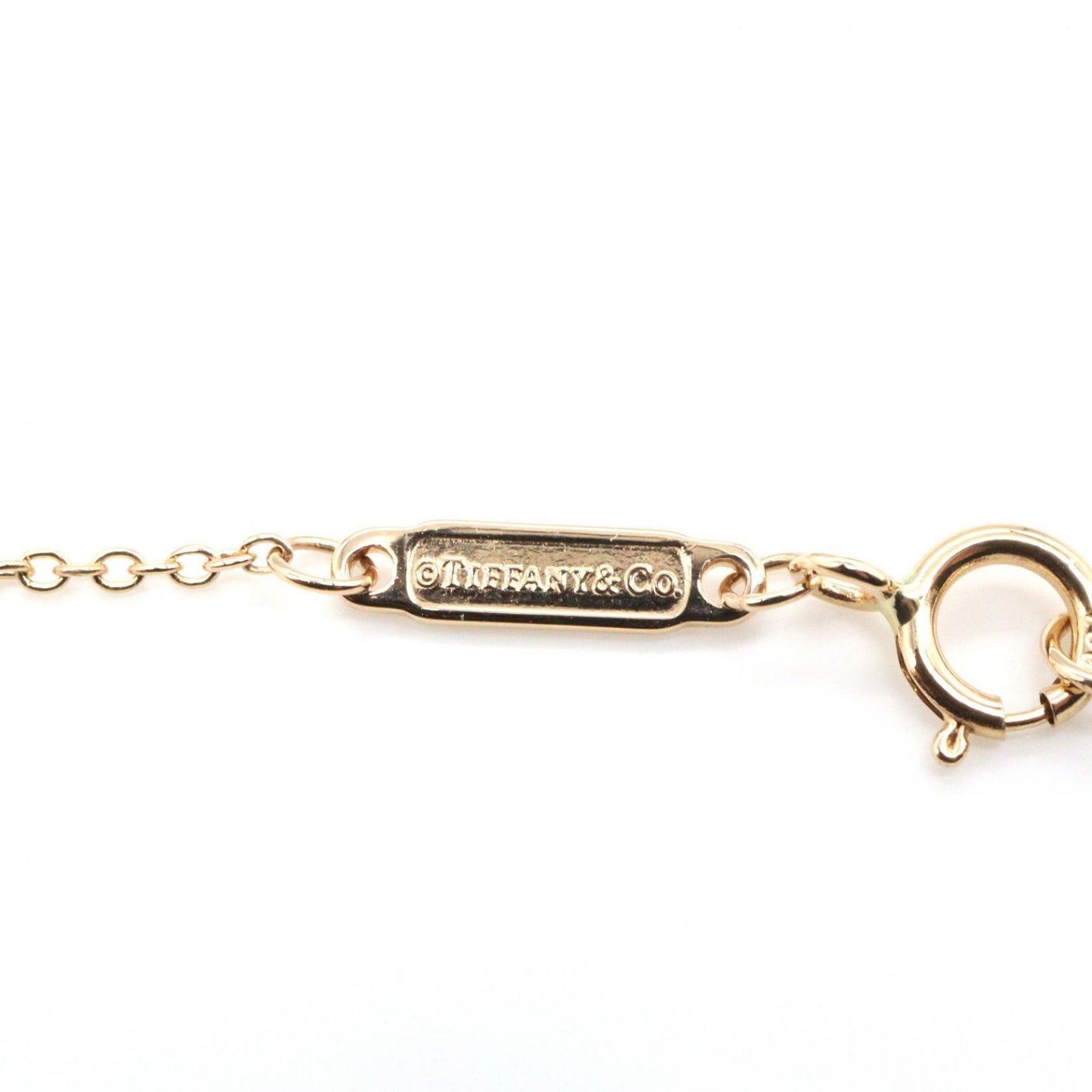 Tiffany & Co Necklace T Smile Mini 40.5 45 cm 18k Pink Gold — view 3