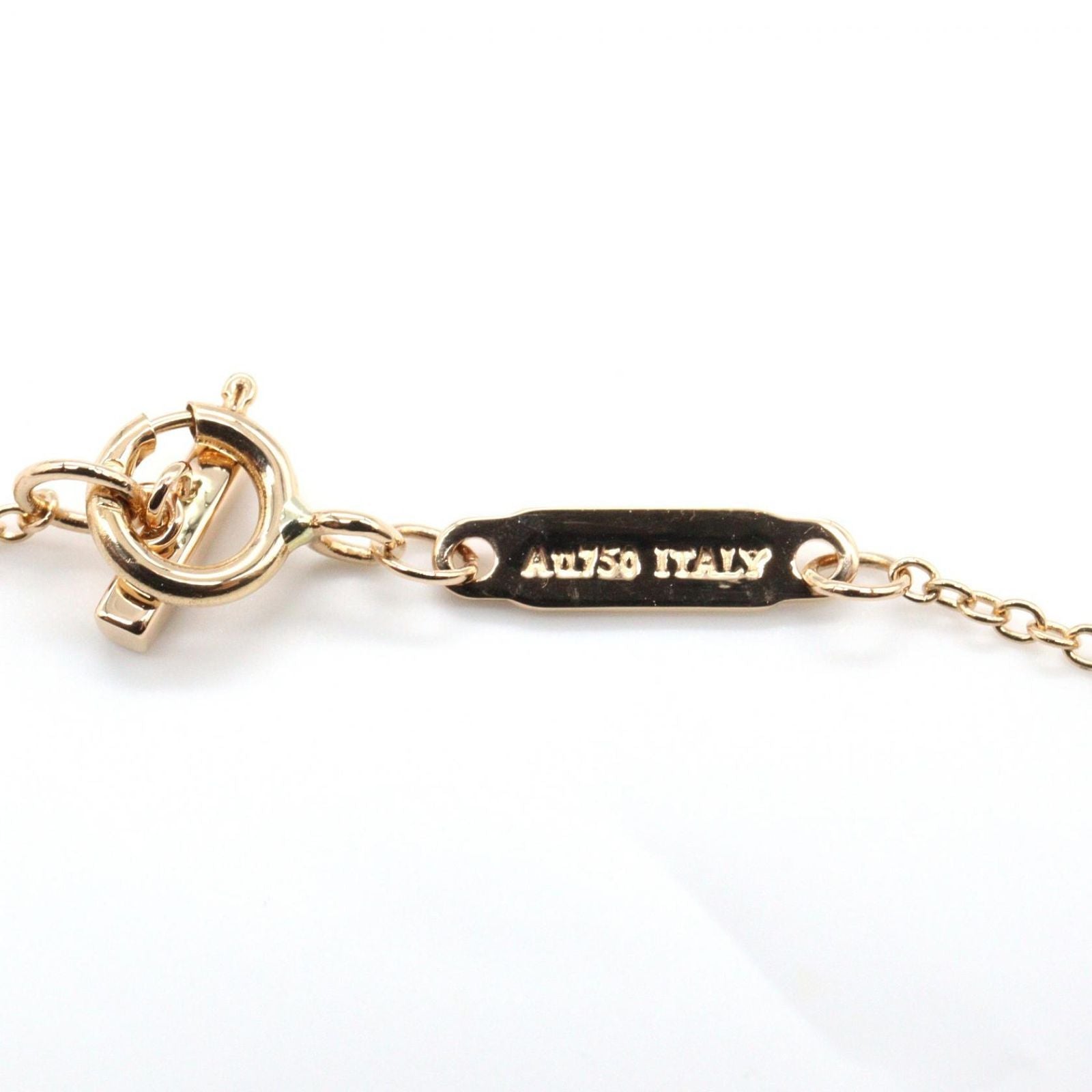 Tiffany & Co Necklace T Smile Mini 40.5 45 cm 18k Pink Gold — view 4