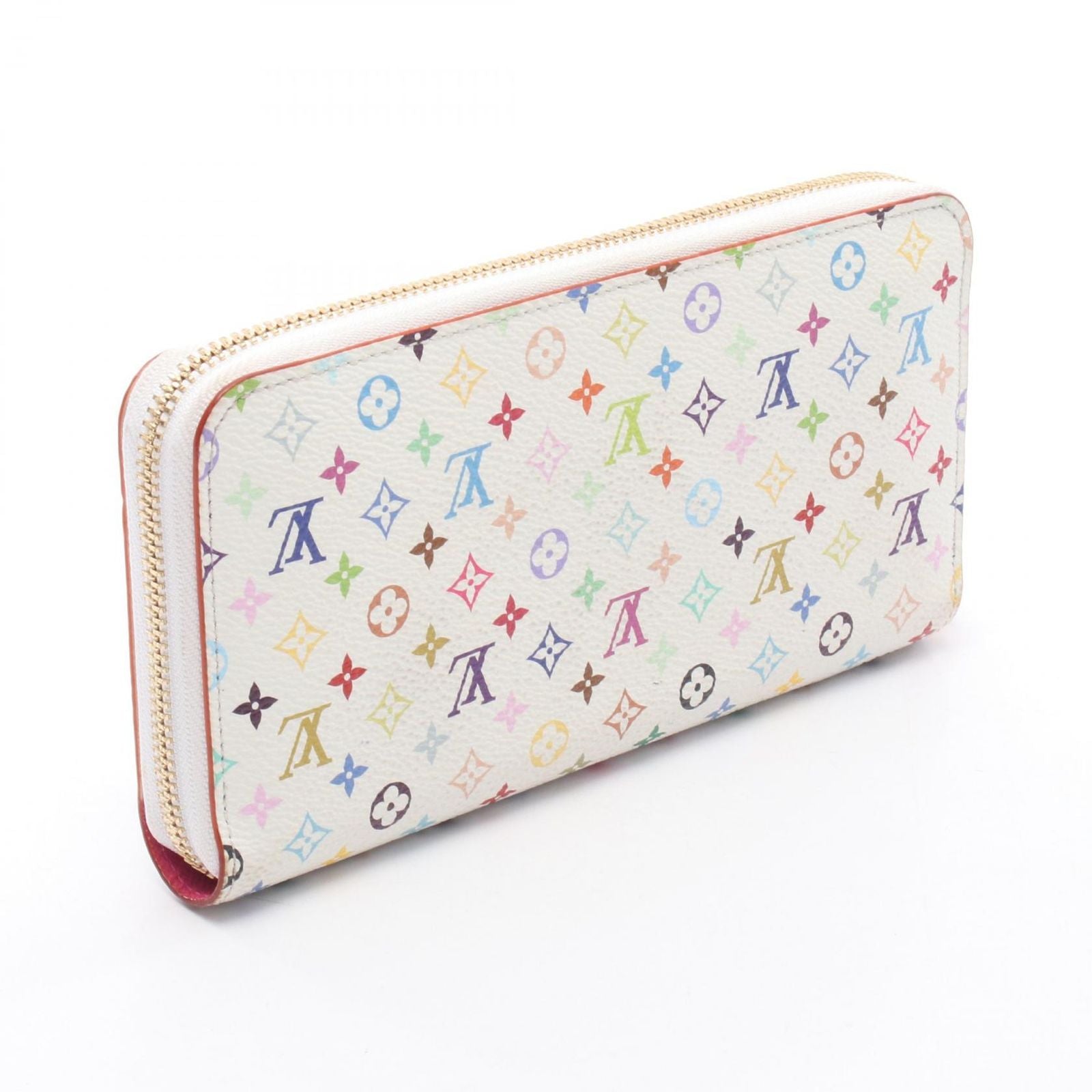 Louis Vuitton Round Wallet LV TM Zippy Blanc Canvas — view 2