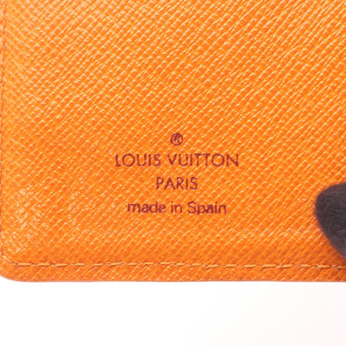 Louis Vuitton Notebook Cover Agenda PM Mandarin Leather — view 4