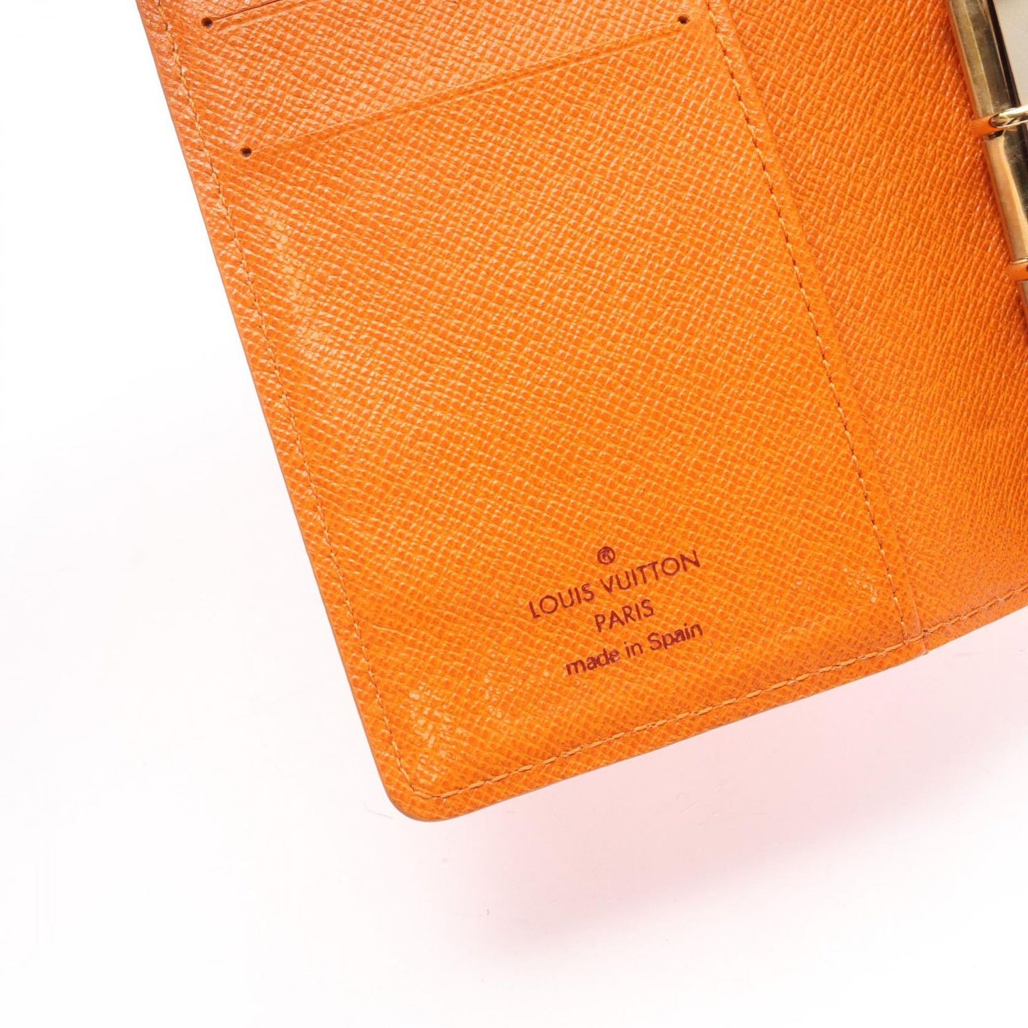 Louis Vuitton Notebook Cover Agenda PM Mandarin Leather — view 7