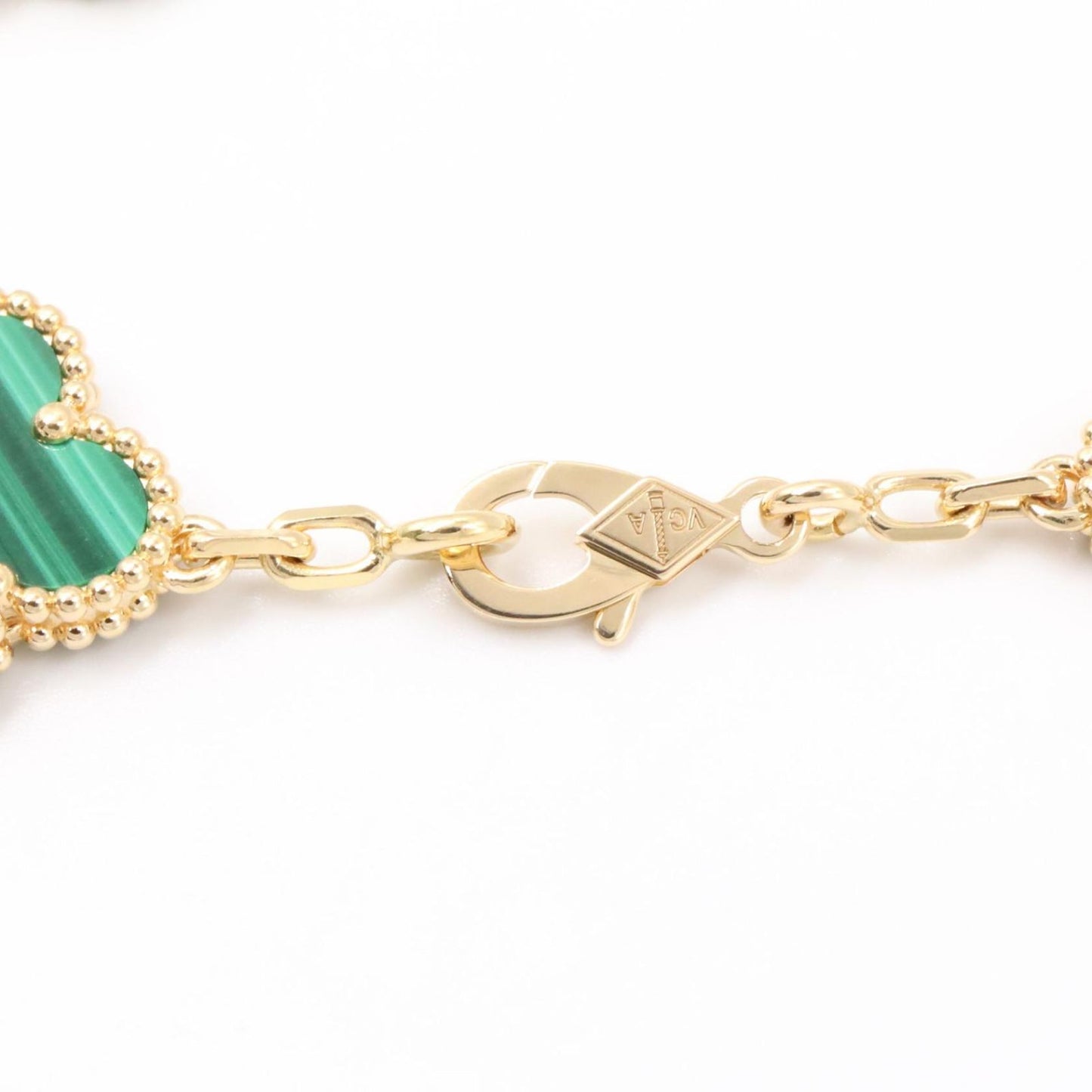Van Cleef & Arpels Bracelet Vintage Alhambra Malachite 17.5 cm 18k — view 5