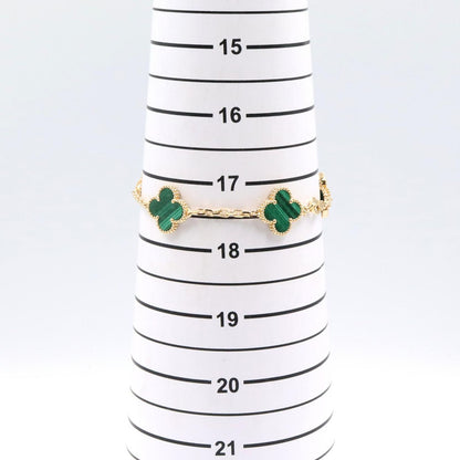 Van Cleef & Arpels Bracelet Vintage Alhambra Malachite 17.5 cm 18k — view 6