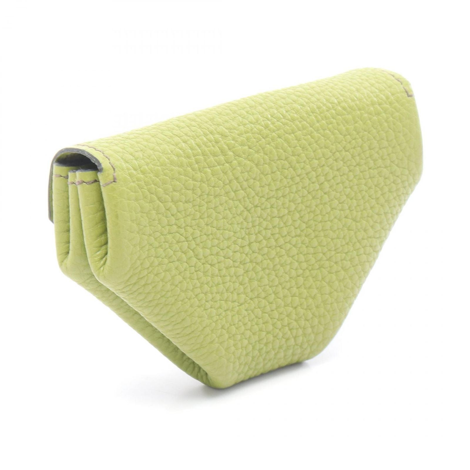 Hermes Coin Case Levain Quatre Anis Green Leather le Van — view 2