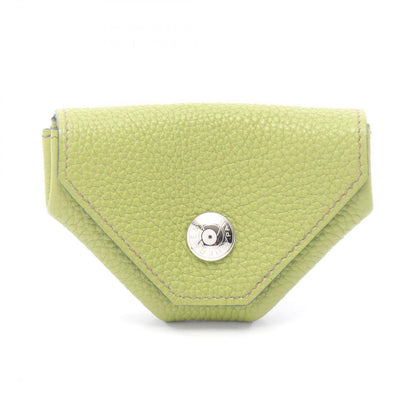 Hermes Coin Case Levain Quatre Anis Green Leather le Van