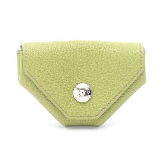 Hermes Coin Case Levain Quatre Anis Green Leather le Van