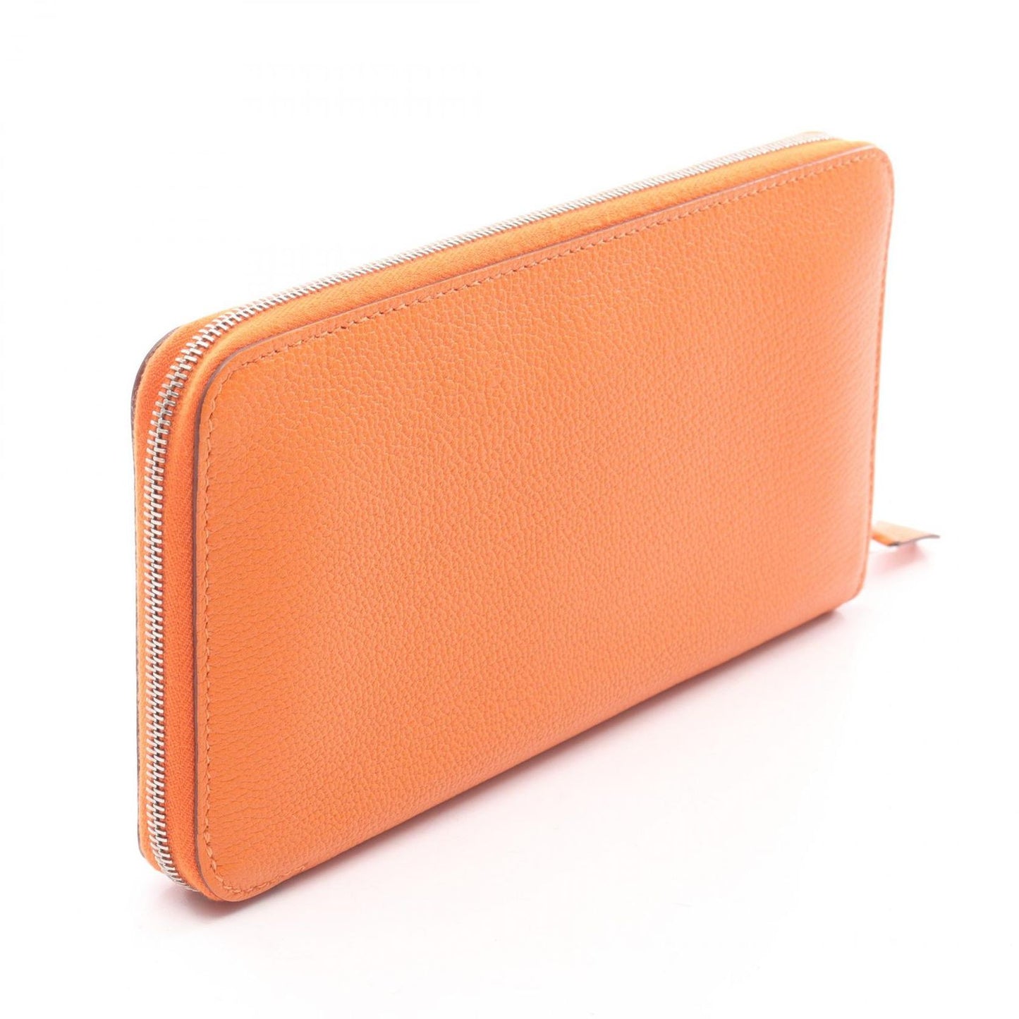 Hermes Round Wallet Azap Long Silk in Leather Fleece — view 2