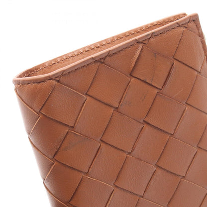 Bottega Veneta Bifold Wallet Intrecciato Camel Lambskin — view 6