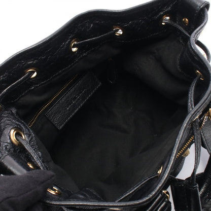 Balenciaga Handbag Giant Mini Pom 2-Way Black Leather — view 3