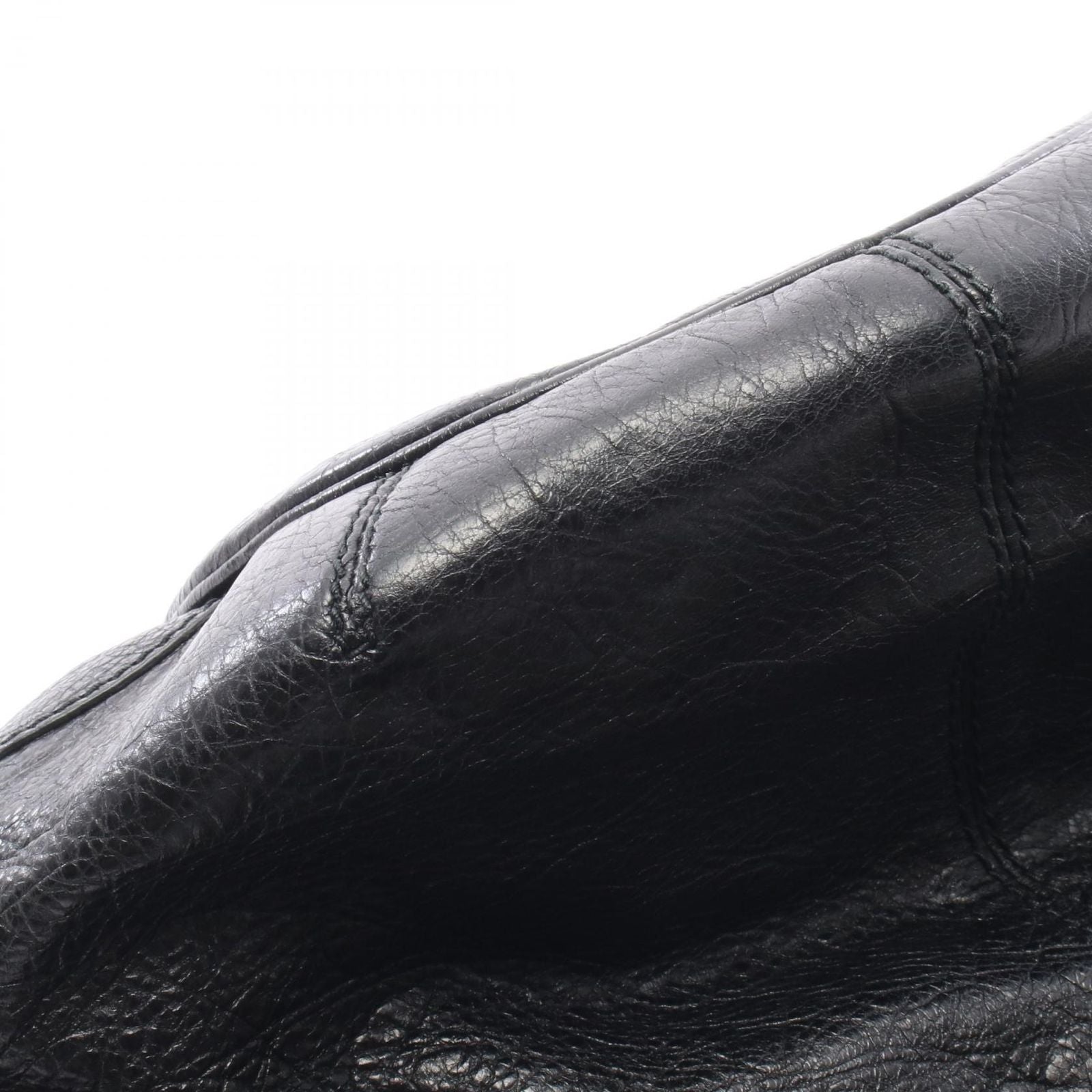 Balenciaga Handbag Giant Mini Pom 2-Way Black Leather — view 6