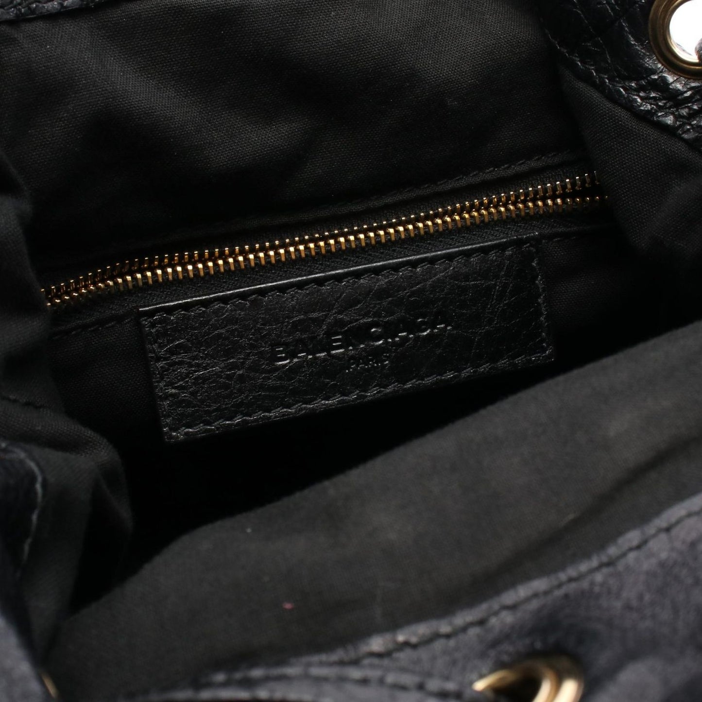 Balenciaga Handbag Giant Mini Pom 2-Way Black Leather — view 4