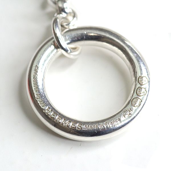 Hermes Chaine D'ancre II GM Pendant Alea II Silver — view 3