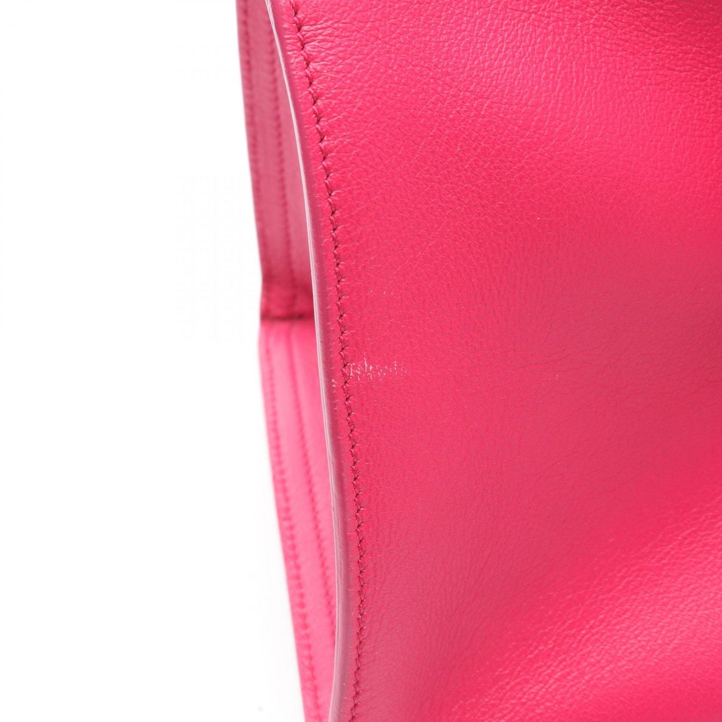Saint Laurent Yves Handbag Baby Cabas YSL Line 2-Way Fuchsia Pink Leather — view 6
