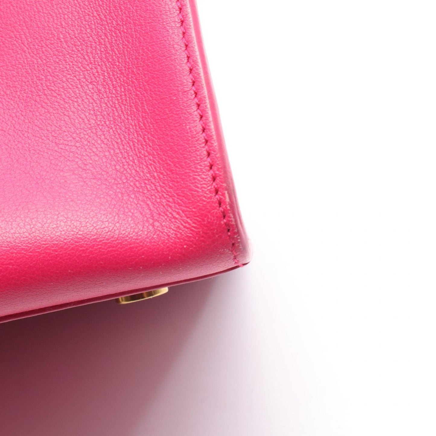 Saint Laurent Yves Handbag Baby Cabas YSL Line 2-Way Fuchsia Pink Leather — view 7