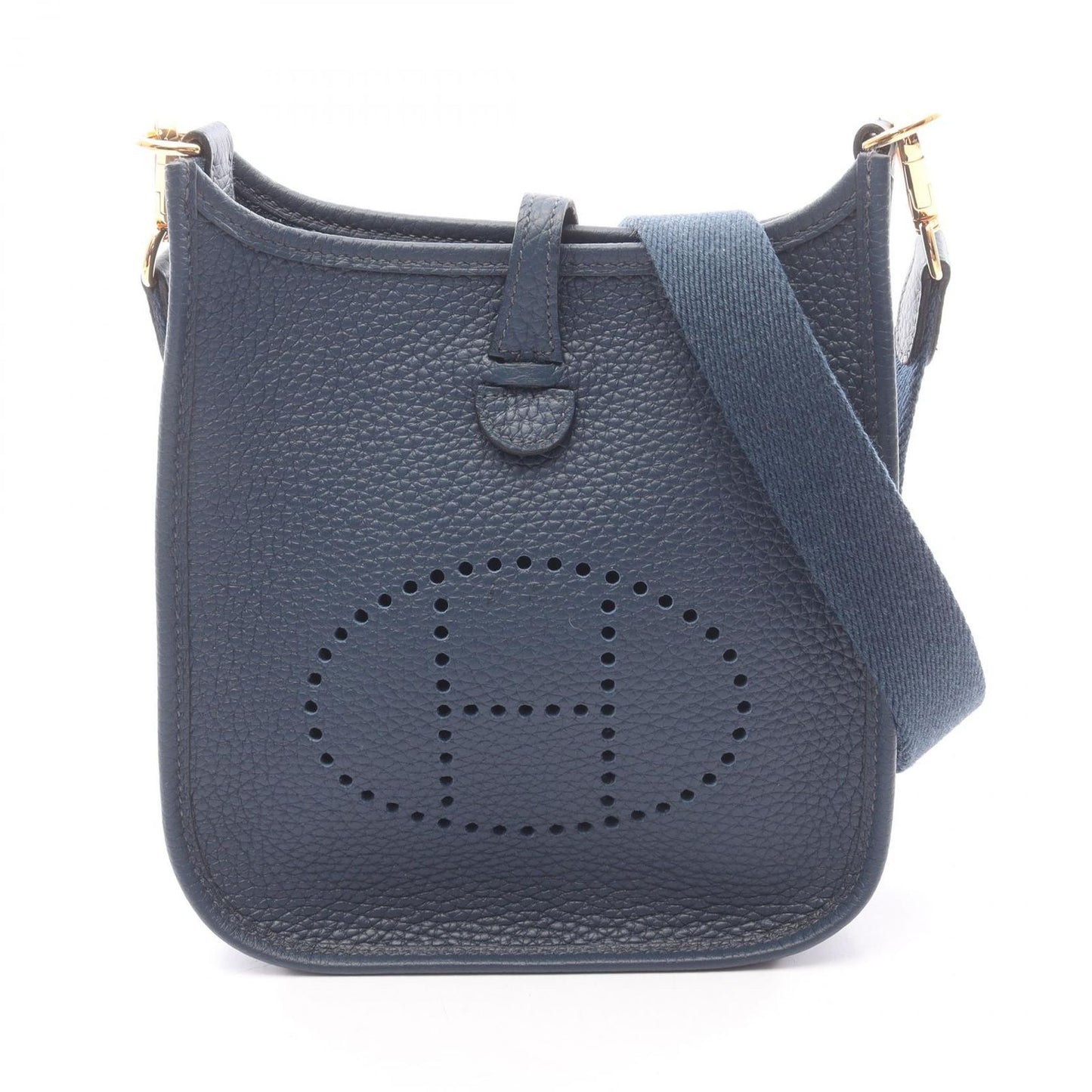 Hermes Shoulder Bag Evelynamazon TPM Blue Deplus