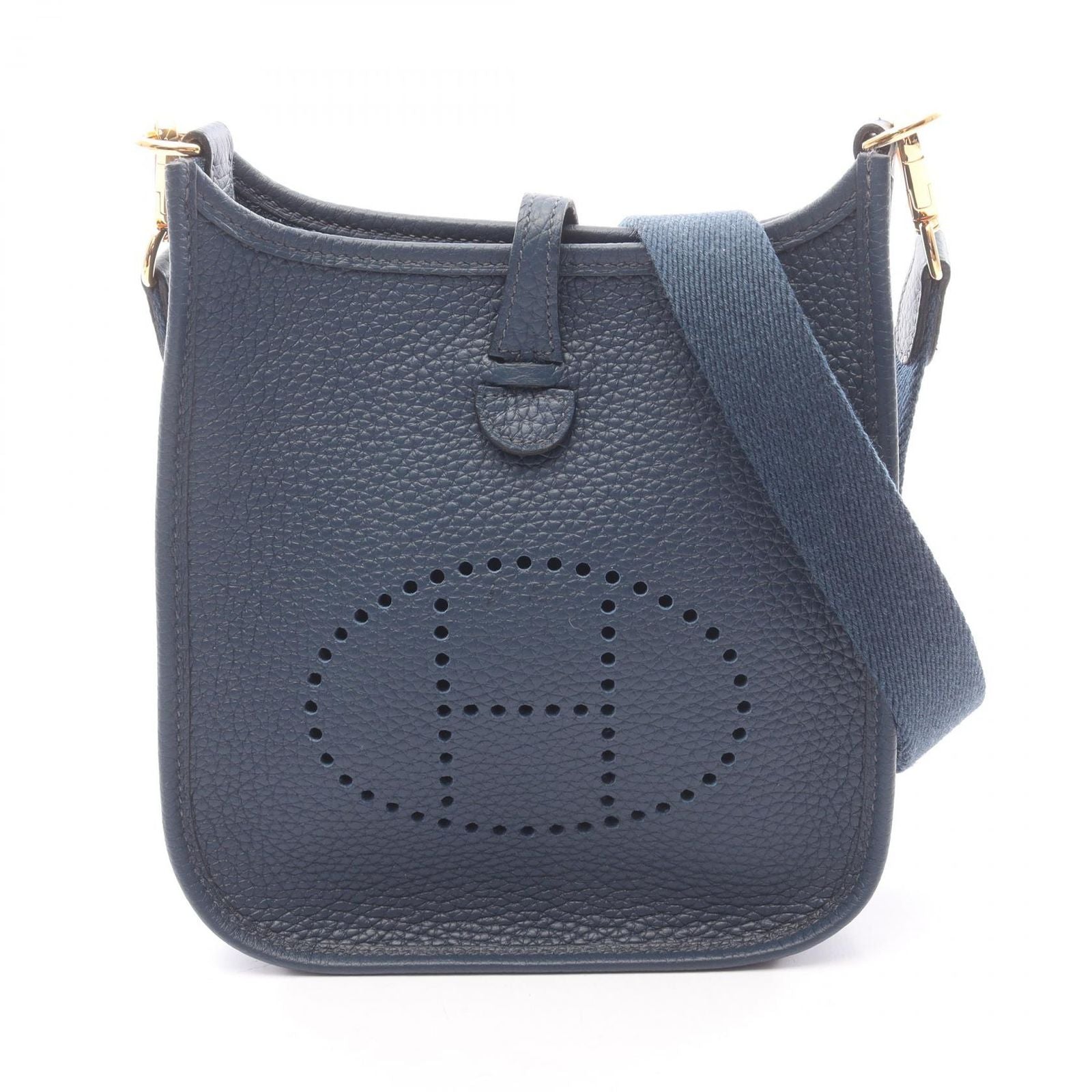 Hermes Shoulder Bag Evelynamazon TPM Blue Deplus