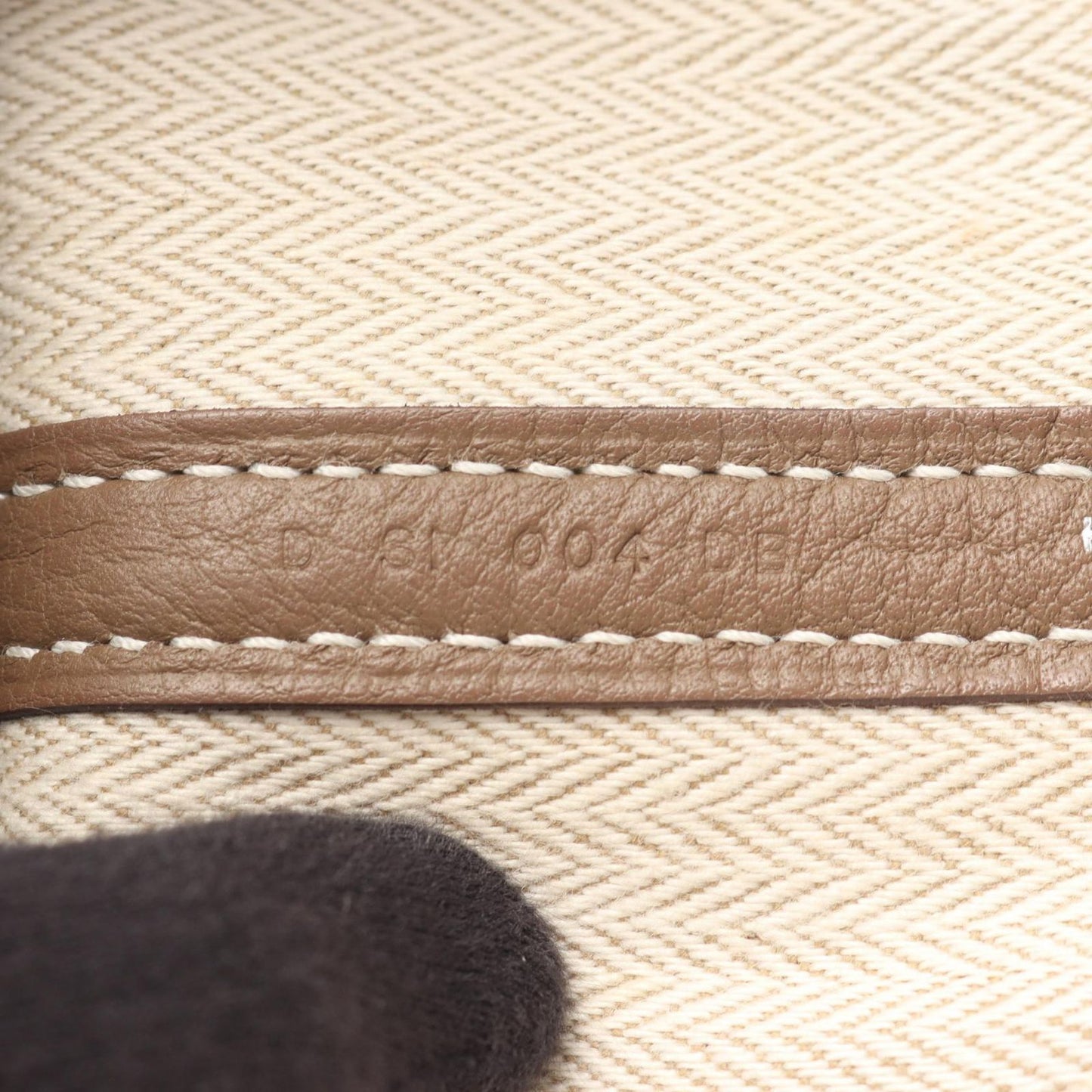 Hermes Tote Garden Party PM Etoupe Leather — view 5