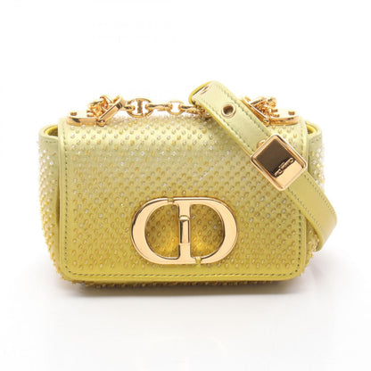 Dior Shoulder Bag Caro Micro Gold Leather Chain