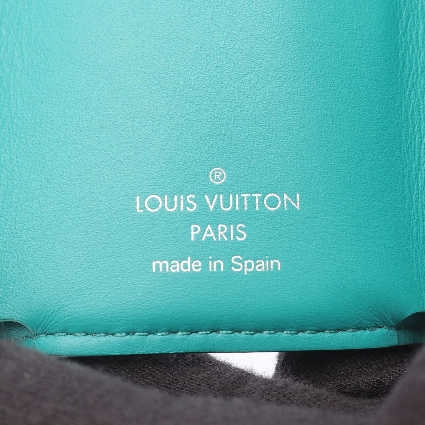 Louis Vuitton Trifold Wallet Discovery Compact Vert Leather — view 6
