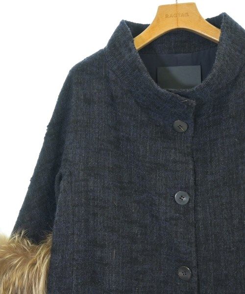 Fendi Coat Navy — view 5