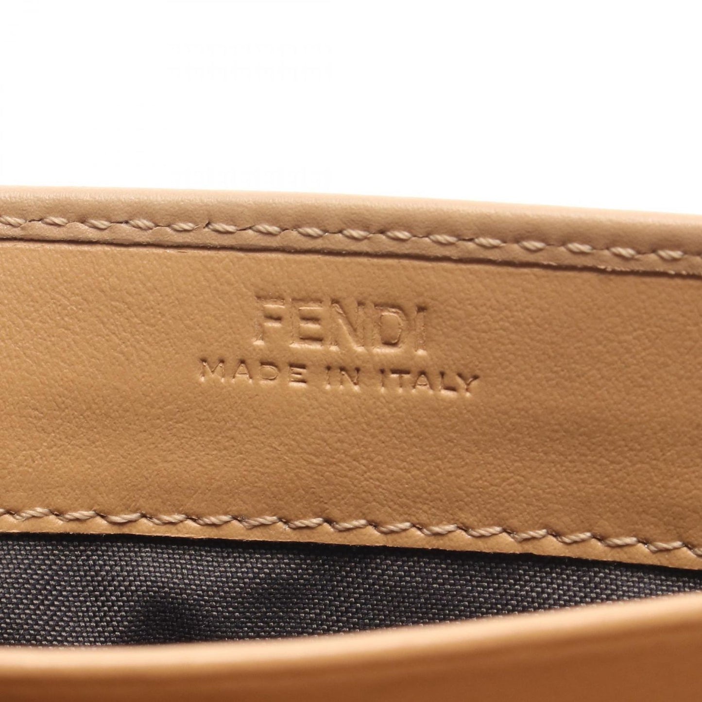 Fendi Bifold Wallet FF Diamond Brown Leather FF Continental — view 4