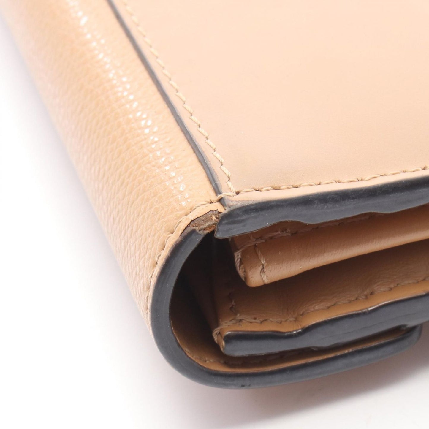 Fendi Bifold Wallet FF Diamond Brown Leather FF Continental — view 8