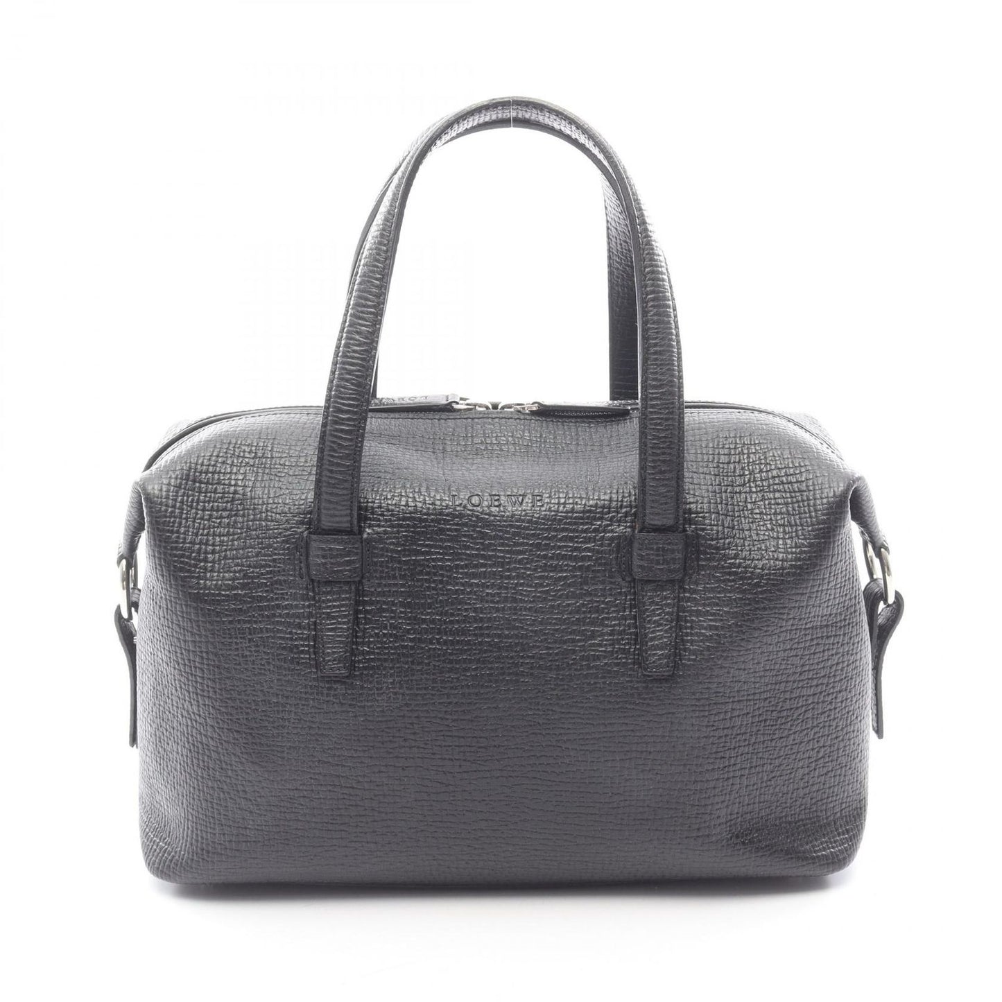 Loewe Handbag Mini Boston Black Leather