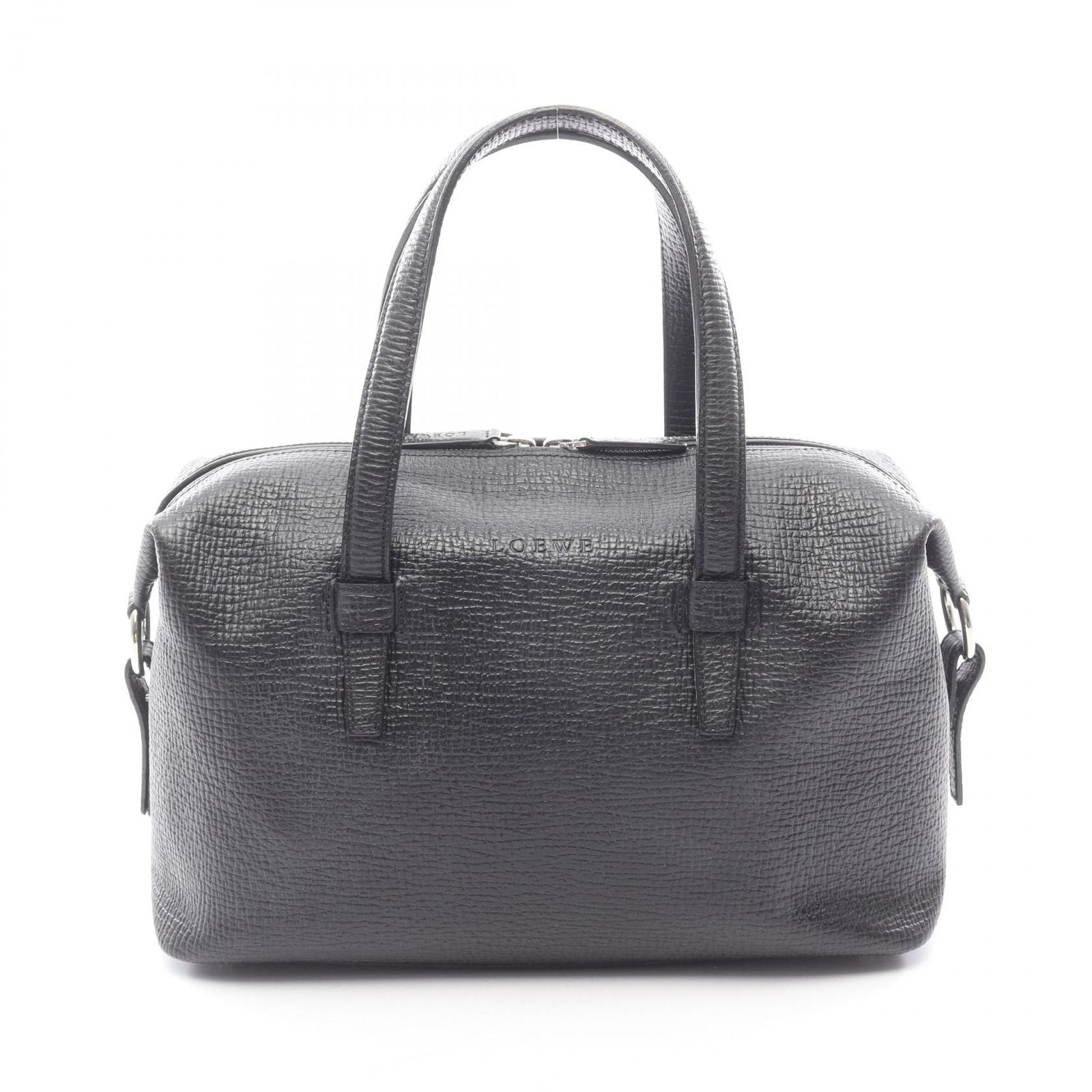 Loewe Handbag Mini Boston Black Leather