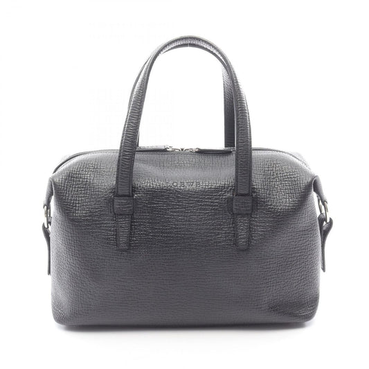 Loewe Handbag Mini Boston Black Leather