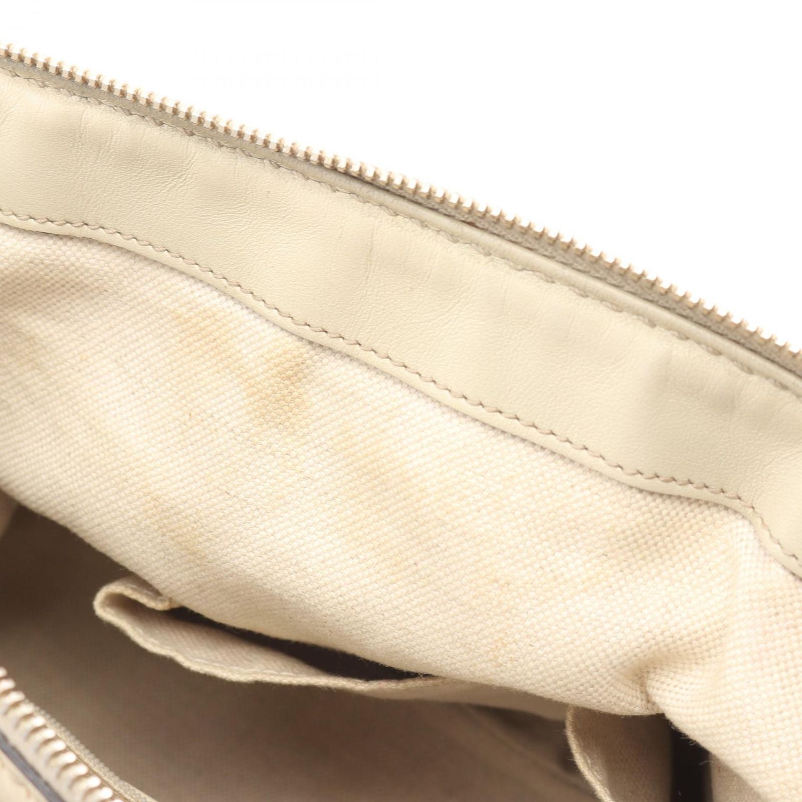 Gucci Handbag Ski GG Canvas 2-Way Beige Brown Ivory Ski — view 8
