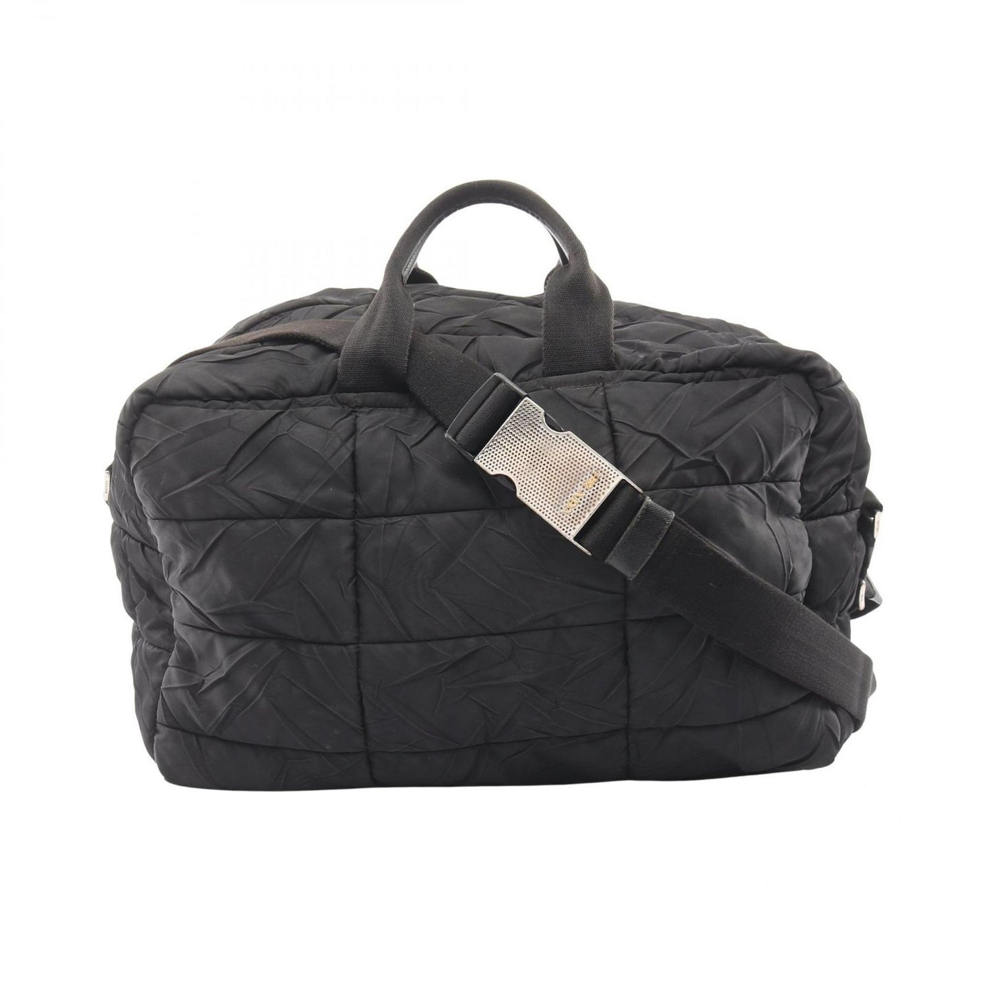 Prada Boston Bag Tessuto 2-Way Black Nylon