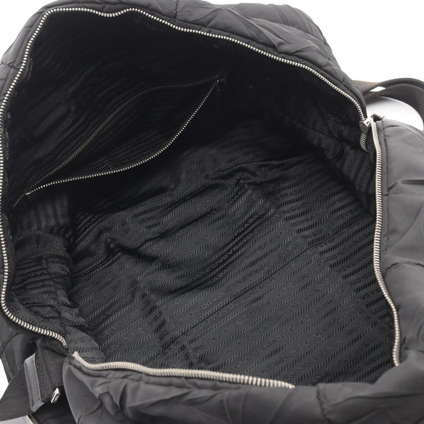 Prada Boston Bag Tessuto 2-Way Black Nylon — view 3