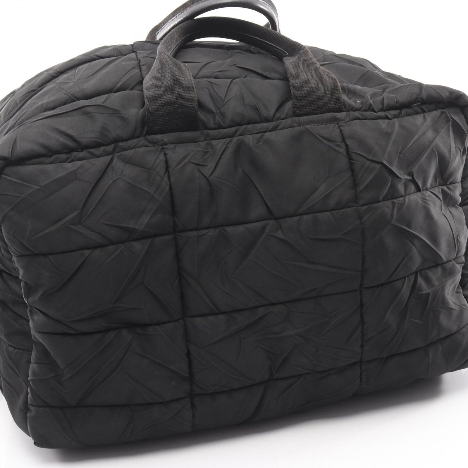 Prada Boston Bag Tessuto 2-Way Black Nylon — view 5