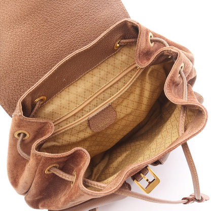 Gucci Backpack Bamboo 003 Brown Suede Leather Sac — view 3